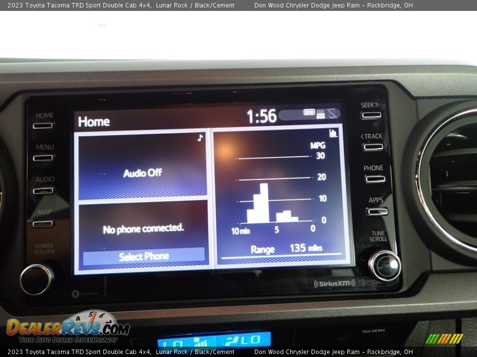 2023 Toyota Tacoma TRD Sport Double Cab 4x4 Lunar Rock / Black/Cement Photo #2