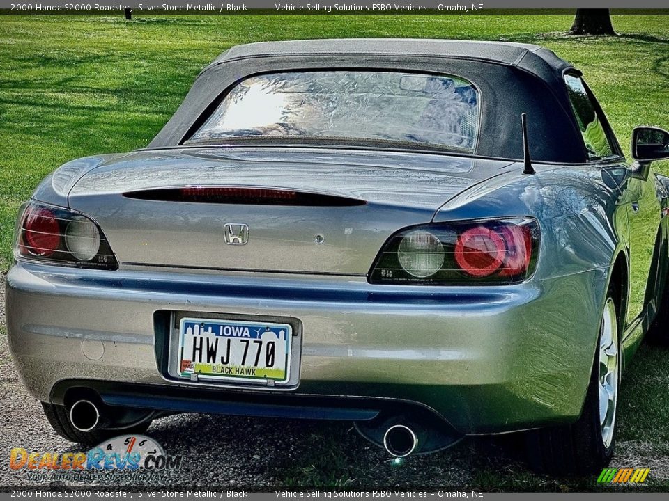 2000 Honda S2000 Roadster Silver Stone Metallic / Black Photo #10