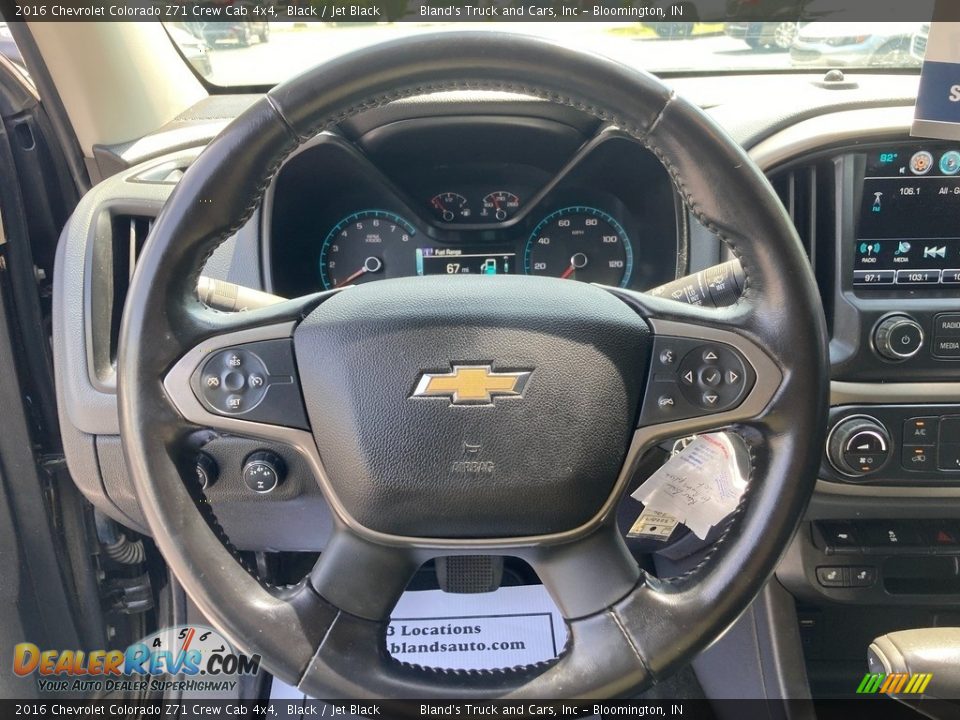 2016 Chevrolet Colorado Z71 Crew Cab 4x4 Steering Wheel Photo #19