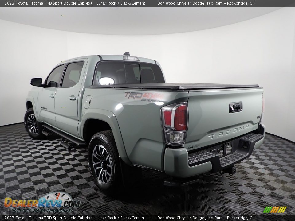 2023 Toyota Tacoma TRD Sport Double Cab 4x4 Lunar Rock / Black/Cement Photo #6