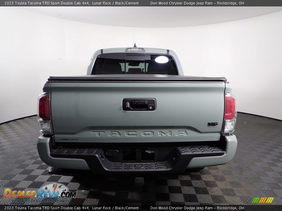 2023 Toyota Tacoma TRD Sport Double Cab 4x4 Lunar Rock / Black/Cement Photo #7