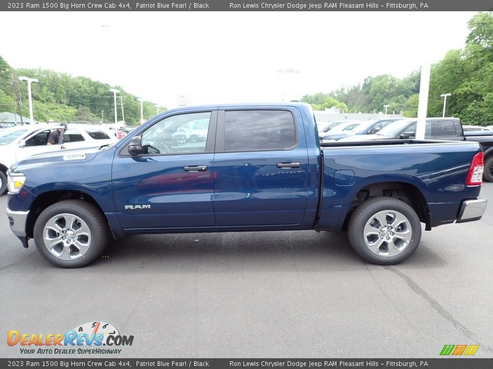 Patriot Blue Pearl 2023 Ram 1500 Big Horn Crew Cab 4x4 Photo #2