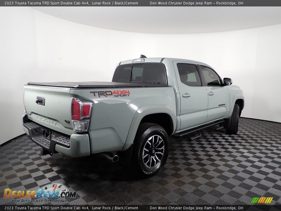 2023 Toyota Tacoma TRD Sport Double Cab 4x4 Lunar Rock / Black/Cement Photo #10