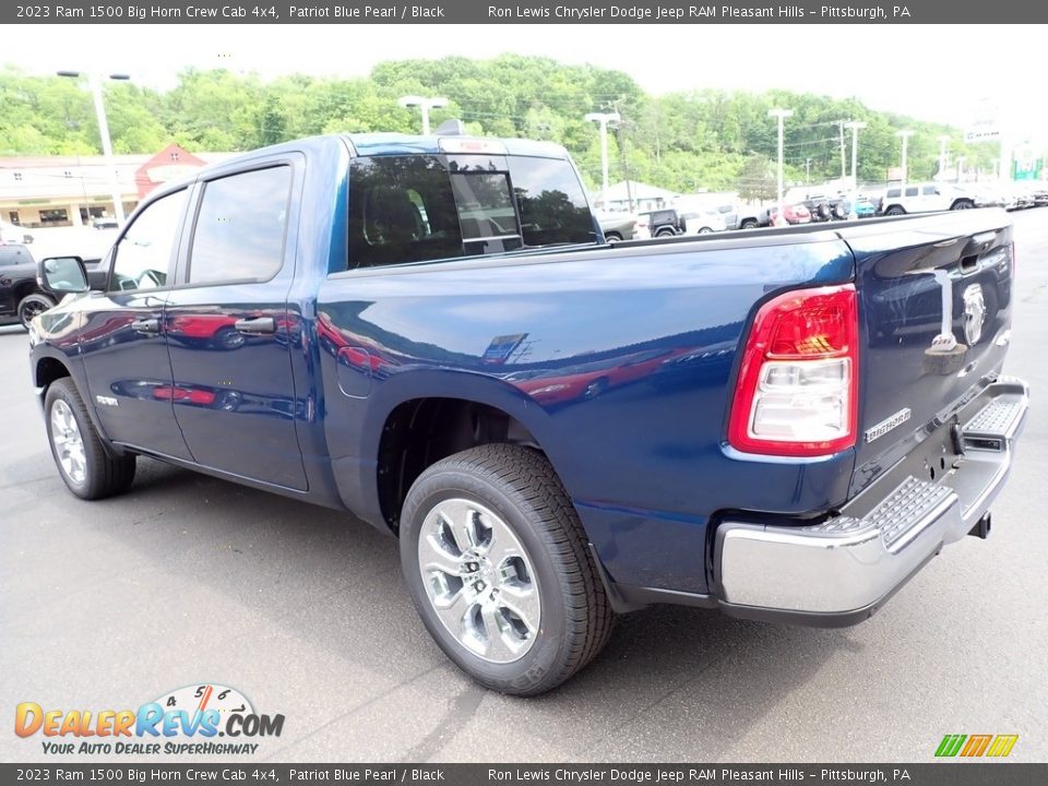 2023 Ram 1500 Big Horn Crew Cab 4x4 Patriot Blue Pearl / Black Photo #3