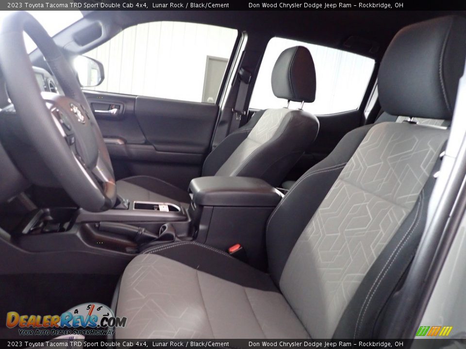 2023 Toyota Tacoma TRD Sport Double Cab 4x4 Lunar Rock / Black/Cement Photo #13