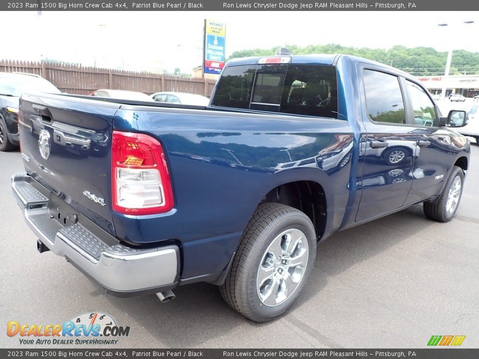 2023 Ram 1500 Big Horn Crew Cab 4x4 Patriot Blue Pearl / Black Photo #6