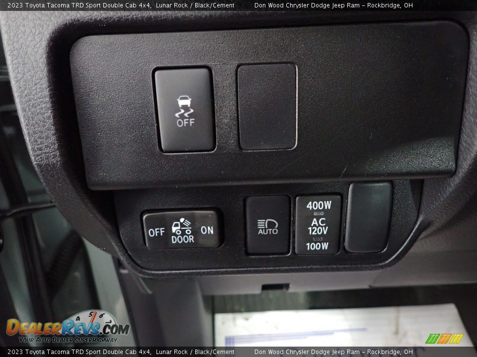 2023 Toyota Tacoma TRD Sport Double Cab 4x4 Lunar Rock / Black/Cement Photo #14