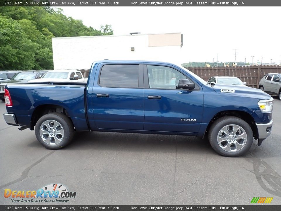 2023 Ram 1500 Big Horn Crew Cab 4x4 Patriot Blue Pearl / Black Photo #7