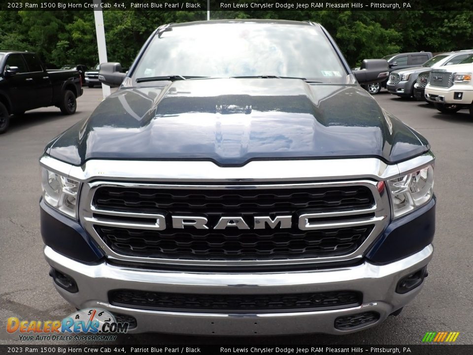 2023 Ram 1500 Big Horn Crew Cab 4x4 Patriot Blue Pearl / Black Photo #9