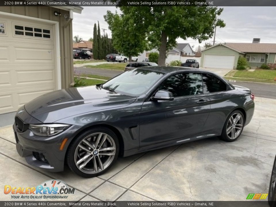 2020 BMW 4 Series 440i Convertible Mineral Grey Metallic / Black Photo #1