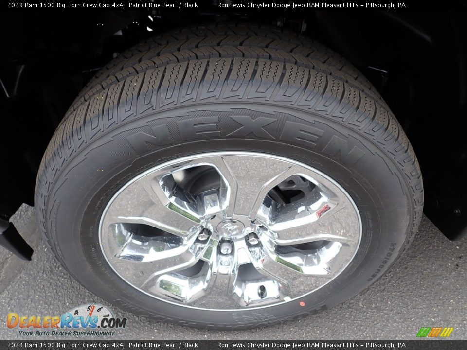 2023 Ram 1500 Big Horn Crew Cab 4x4 Patriot Blue Pearl / Black Photo #10