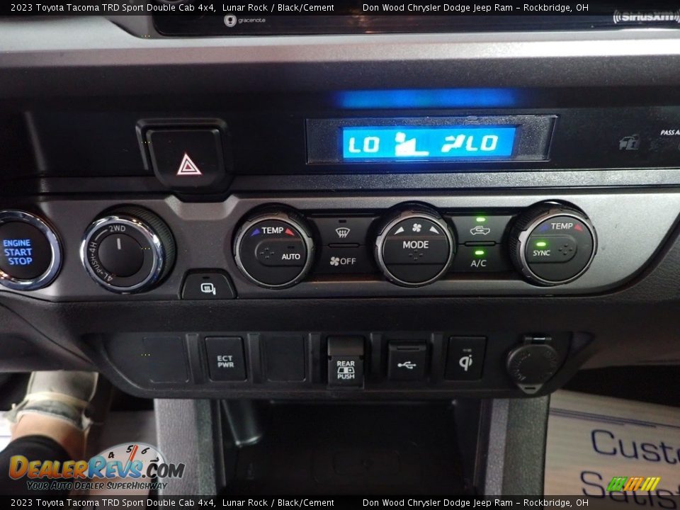 2023 Toyota Tacoma TRD Sport Double Cab 4x4 Lunar Rock / Black/Cement Photo #18