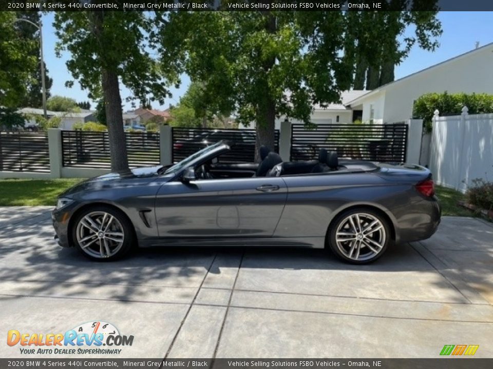 2020 BMW 4 Series 440i Convertible Mineral Grey Metallic / Black Photo #2