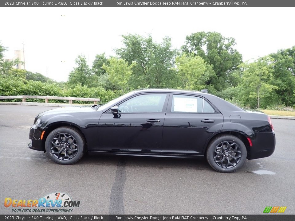 2023 Chrysler 300 Touring L AWD Gloss Black / Black Photo #2