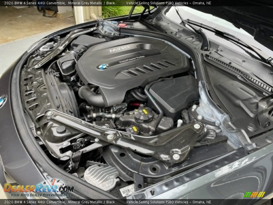 2020 BMW 4 Series 440i Convertible 3.0 Liter DI TwinPower Turbocharged DOHC 24-Valve Inline 6 Cylinder Engine Photo #6