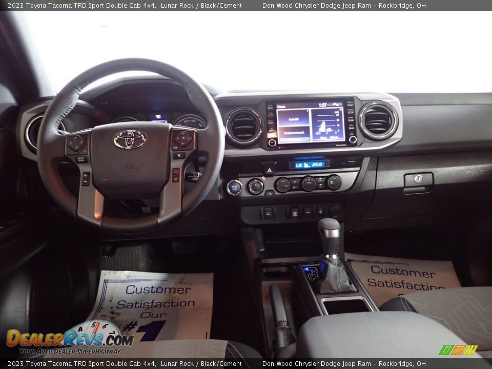 2023 Toyota Tacoma TRD Sport Double Cab 4x4 Lunar Rock / Black/Cement Photo #23