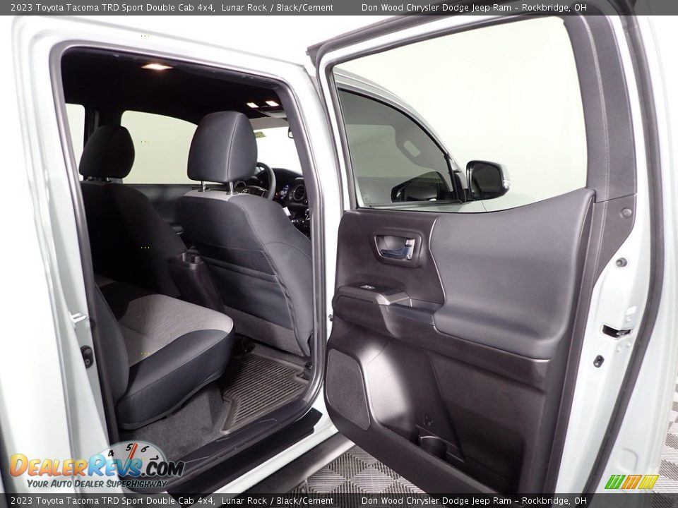 2023 Toyota Tacoma TRD Sport Double Cab 4x4 Lunar Rock / Black/Cement Photo #26