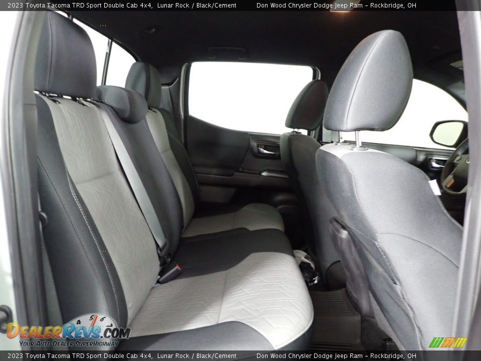 Rear Seat of 2023 Toyota Tacoma TRD Sport Double Cab 4x4 Photo #27