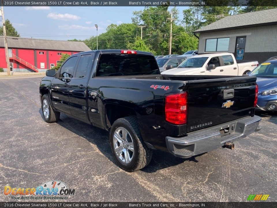 2016 Chevrolet Silverado 1500 LT Crew Cab 4x4 Black / Jet Black Photo #3