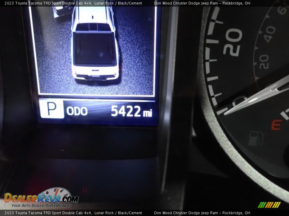 2023 Toyota Tacoma TRD Sport Double Cab 4x4 Lunar Rock / Black/Cement Photo #30