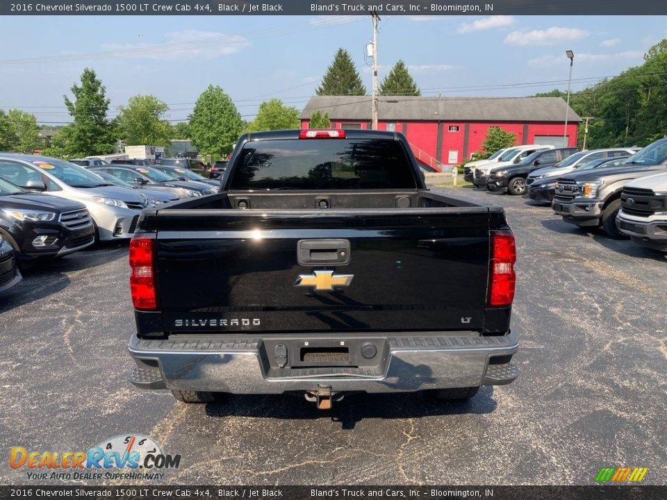 2016 Chevrolet Silverado 1500 LT Crew Cab 4x4 Black / Jet Black Photo #4