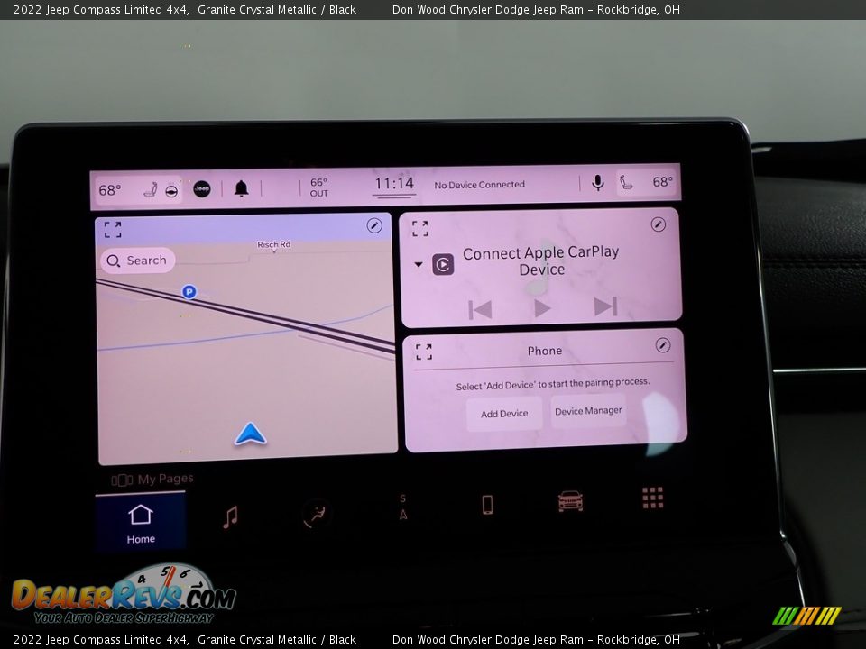 2022 Jeep Compass Limited 4x4 Granite Crystal Metallic / Black Photo #2