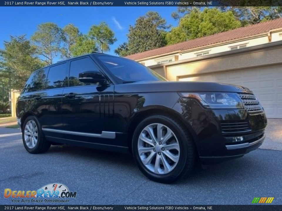 2017 Land Rover Range Rover HSE Narvik Black / Ebony/Ivory Photo #9