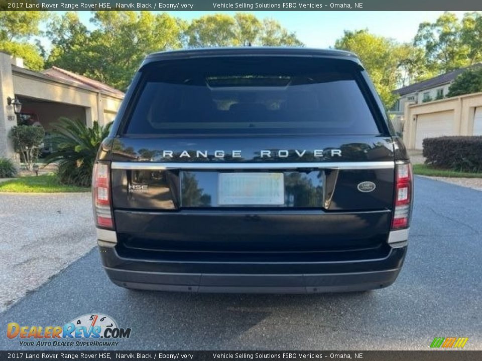 2017 Land Rover Range Rover HSE Narvik Black / Ebony/Ivory Photo #10