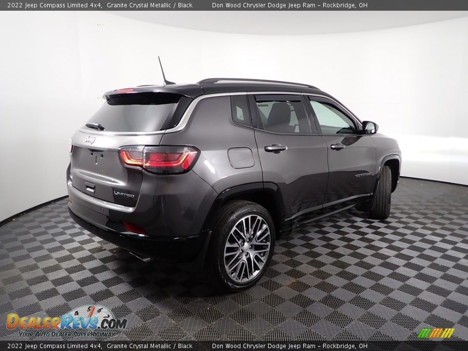 2022 Jeep Compass Limited 4x4 Granite Crystal Metallic / Black Photo #12