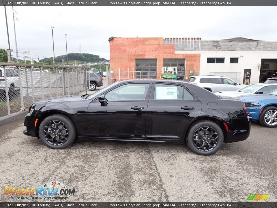 Gloss Black 2023 Chrysler 300 Touring L AWD Photo #2