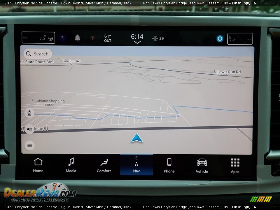 Navigation of 2023 Chrysler Pacifica Pinnacle Plug-In Hybrid Photo #19