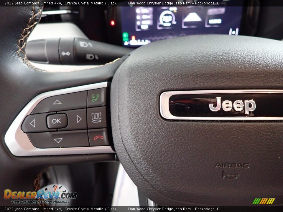 2022 Jeep Compass Limited 4x4 Granite Crystal Metallic / Black Photo #18