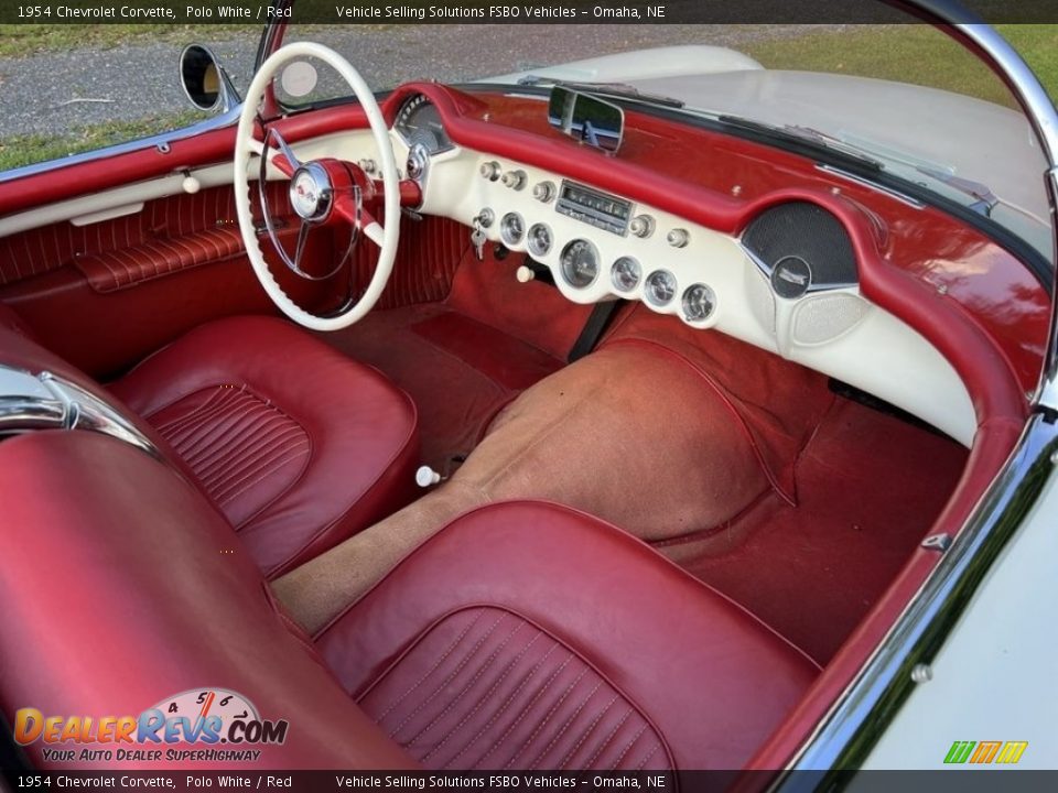 Red Interior - 1954 Chevrolet Corvette  Photo #6