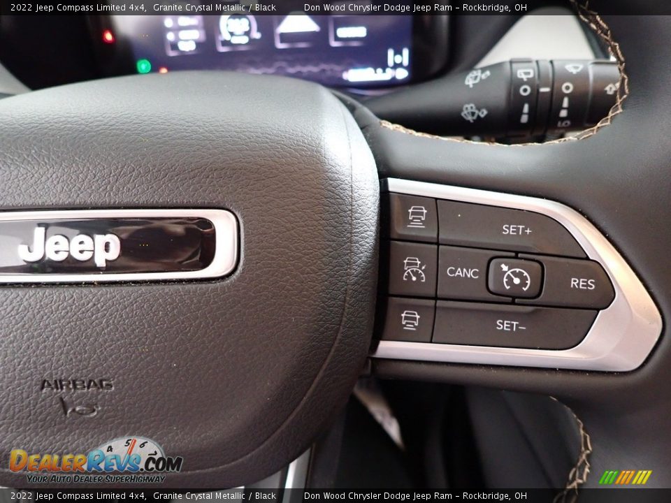 2022 Jeep Compass Limited 4x4 Granite Crystal Metallic / Black Photo #19