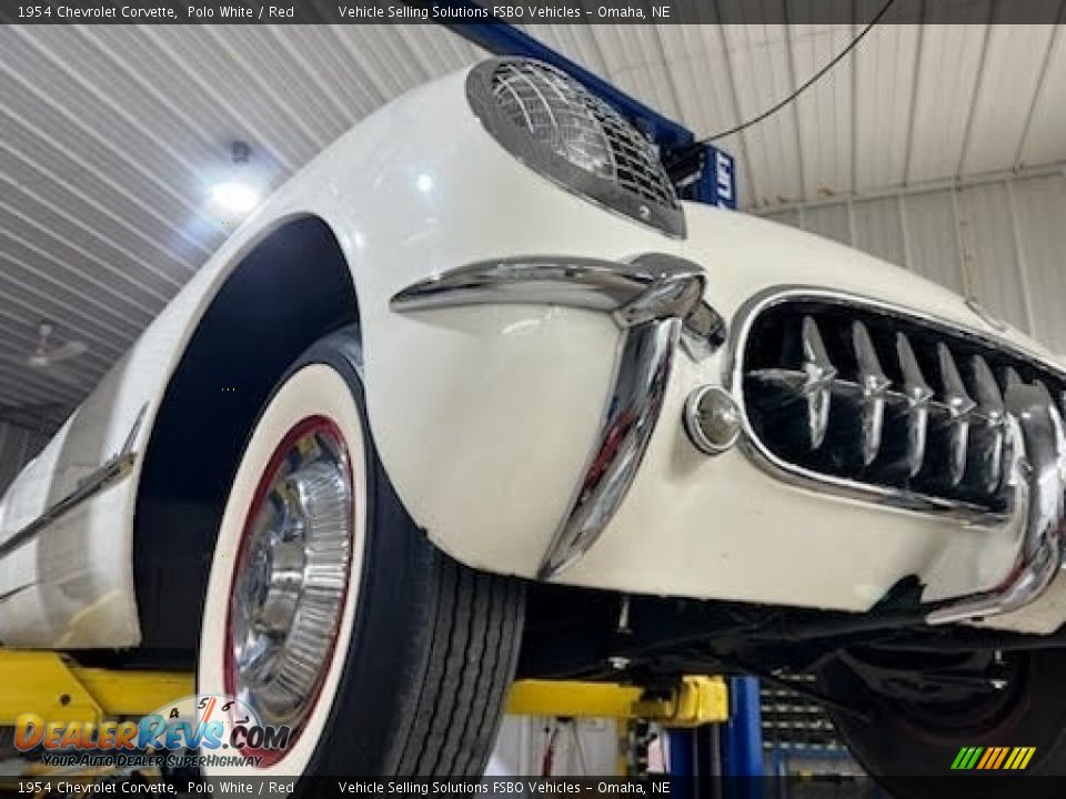 1954 Chevrolet Corvette Polo White / Red Photo #11