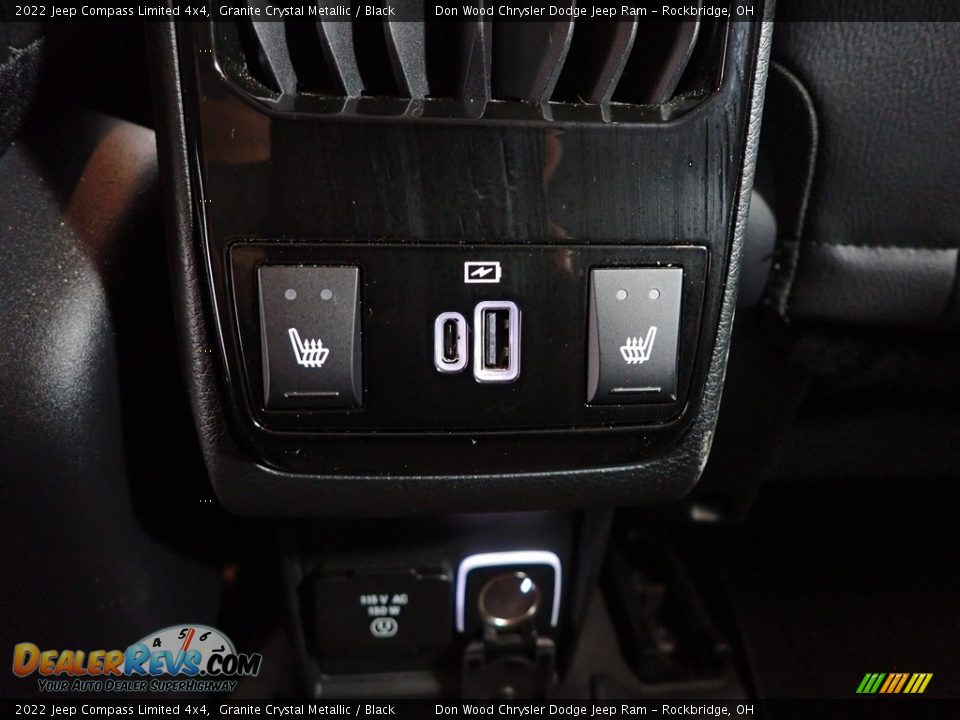 2022 Jeep Compass Limited 4x4 Granite Crystal Metallic / Black Photo #27