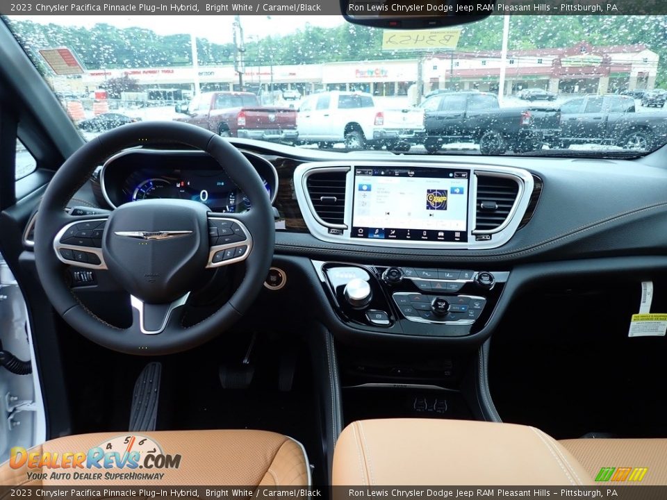 Dashboard of 2023 Chrysler Pacifica Pinnacle Plug-In Hybrid Photo #14