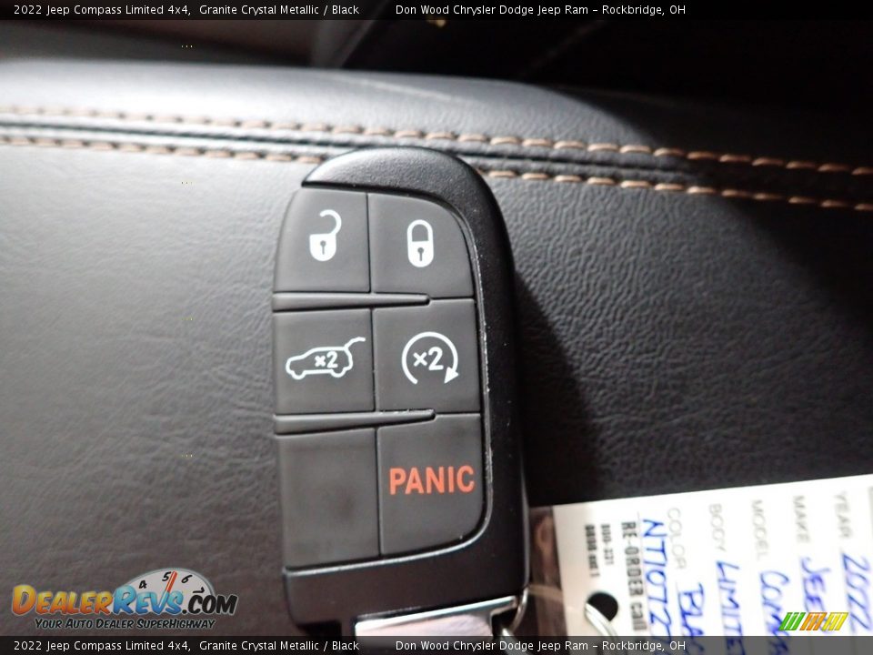 2022 Jeep Compass Limited 4x4 Granite Crystal Metallic / Black Photo #35