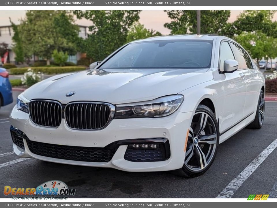 Alpine White 2017 BMW 7 Series 740i Sedan Photo #22