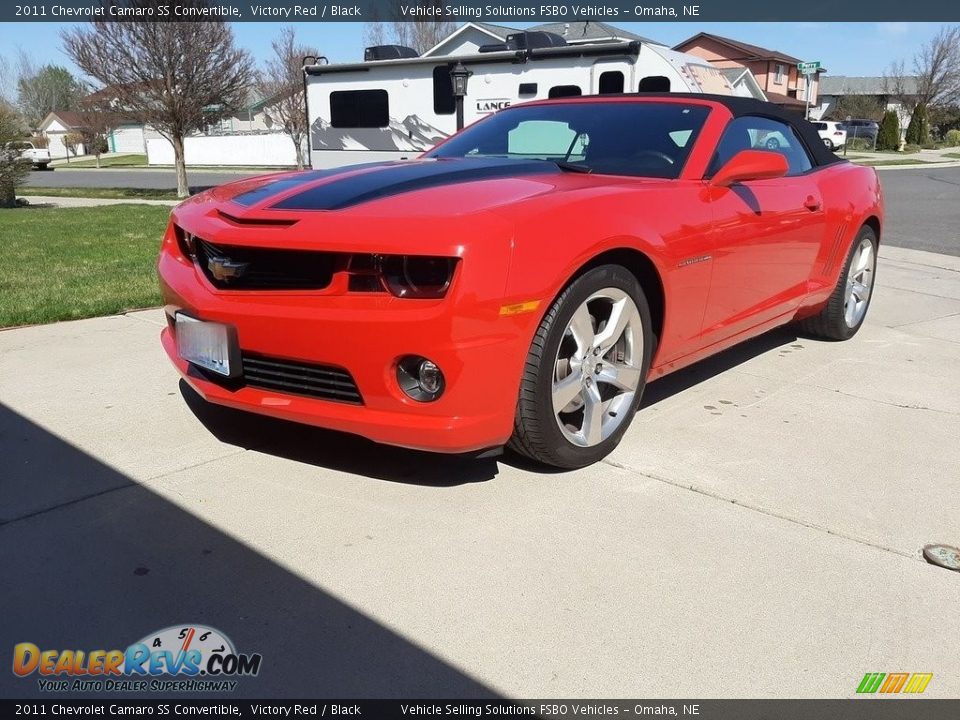 2011 Chevrolet Camaro SS Convertible Victory Red / Black Photo #2