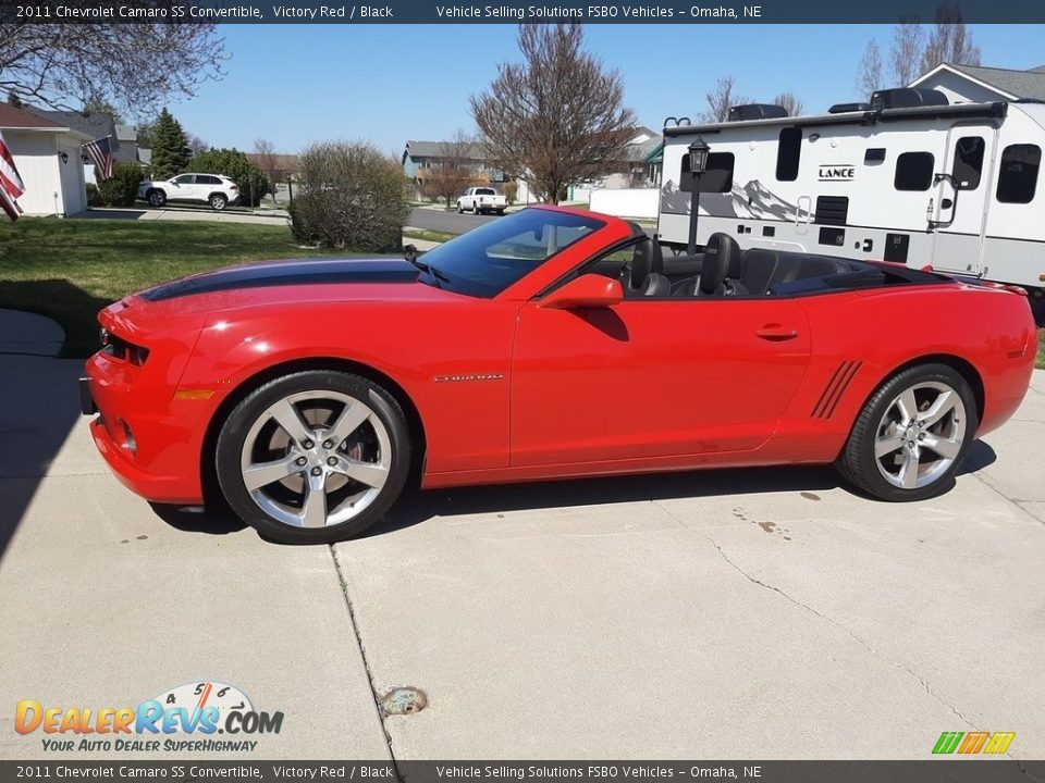 2011 Chevrolet Camaro SS Convertible Victory Red / Black Photo #3