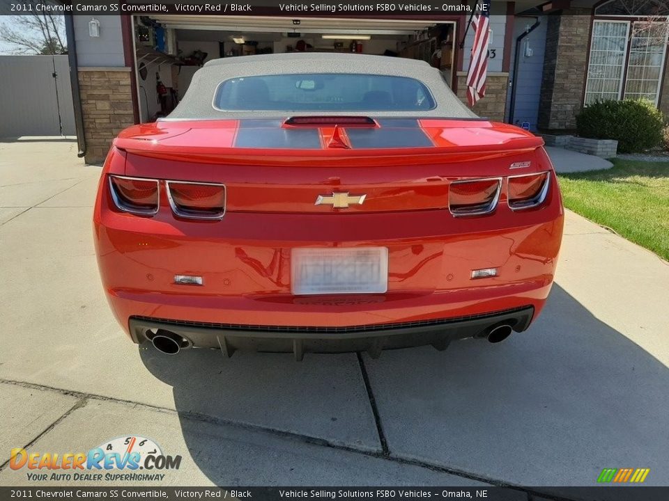 2011 Chevrolet Camaro SS Convertible Victory Red / Black Photo #7