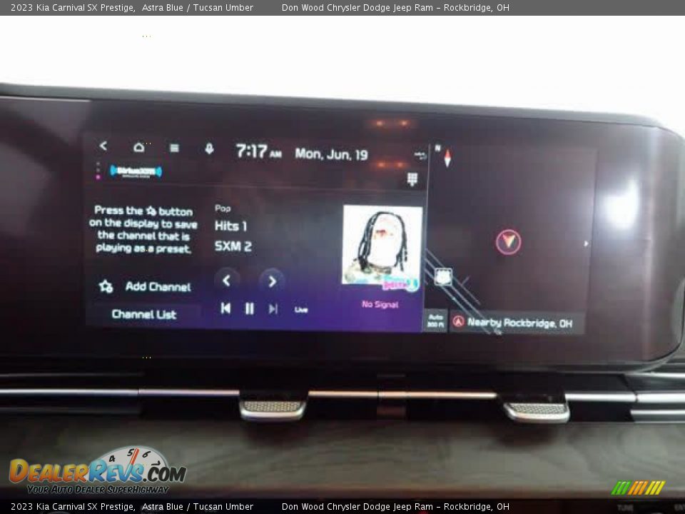 2023 Kia Carnival SX Prestige Astra Blue / Tucsan Umber Photo #2