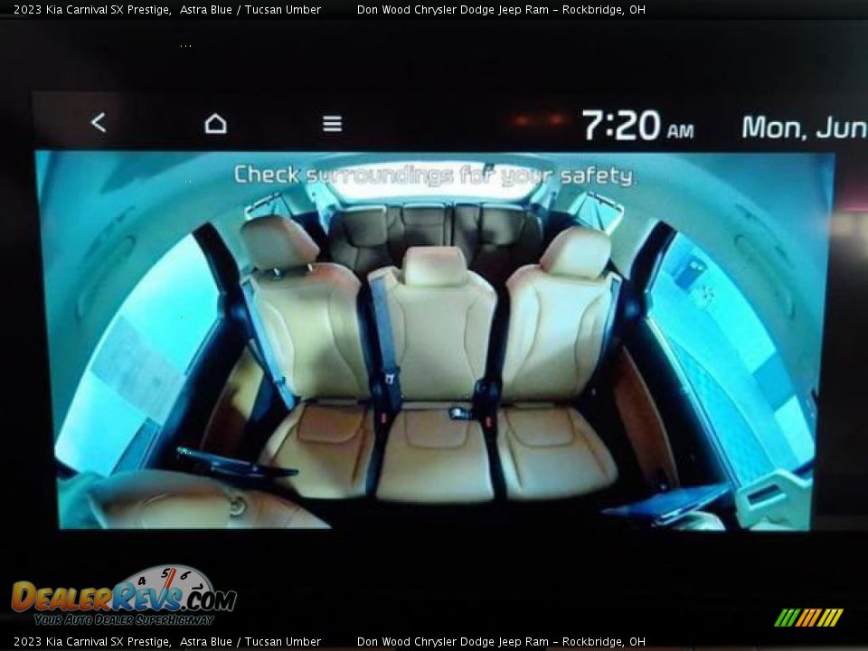 2023 Kia Carnival SX Prestige Astra Blue / Tucsan Umber Photo #6