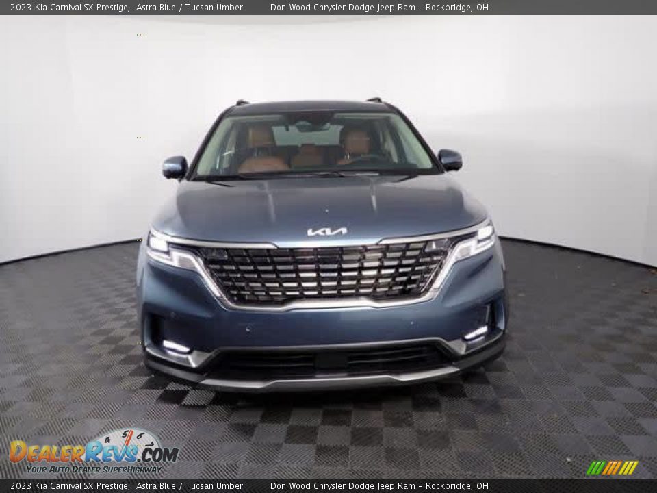 2023 Kia Carnival SX Prestige Astra Blue / Tucsan Umber Photo #8