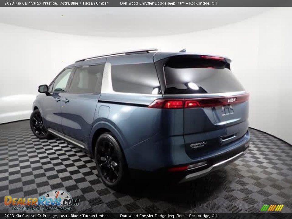 2023 Kia Carnival SX Prestige Astra Blue / Tucsan Umber Photo #10