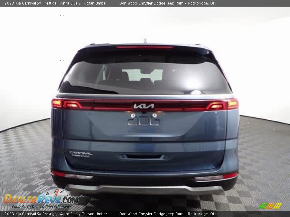 2023 Kia Carnival SX Prestige Astra Blue / Tucsan Umber Photo #11