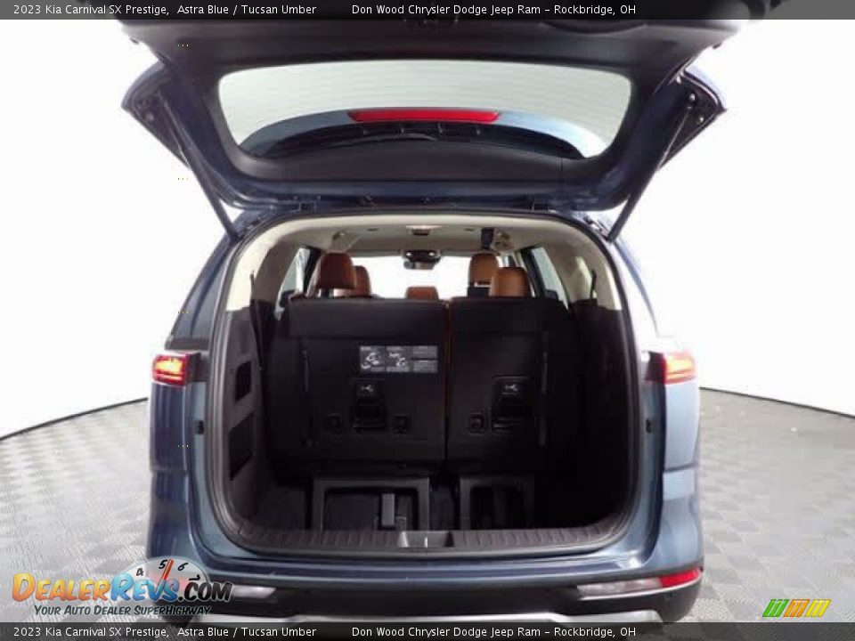 2023 Kia Carnival SX Prestige Astra Blue / Tucsan Umber Photo #12