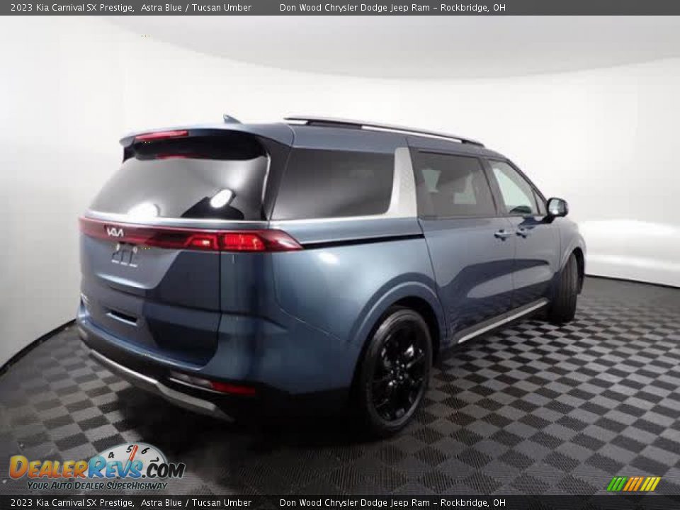 2023 Kia Carnival SX Prestige Astra Blue / Tucsan Umber Photo #14