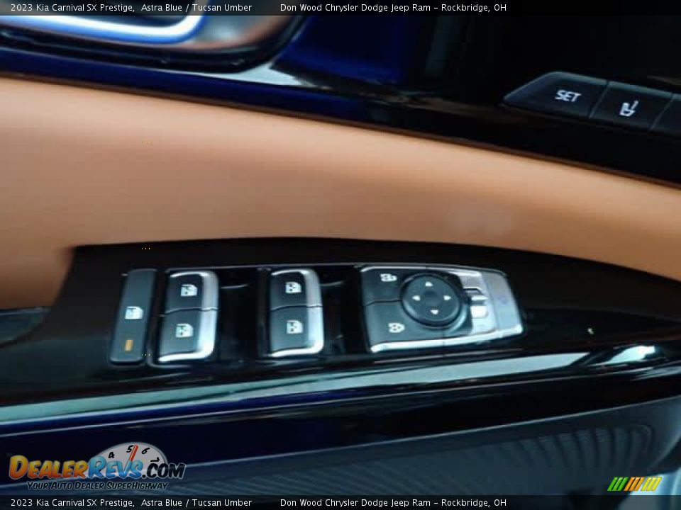 2023 Kia Carnival SX Prestige Astra Blue / Tucsan Umber Photo #16